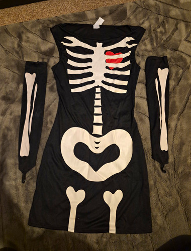 Smiffys womens black skeleton - womens,