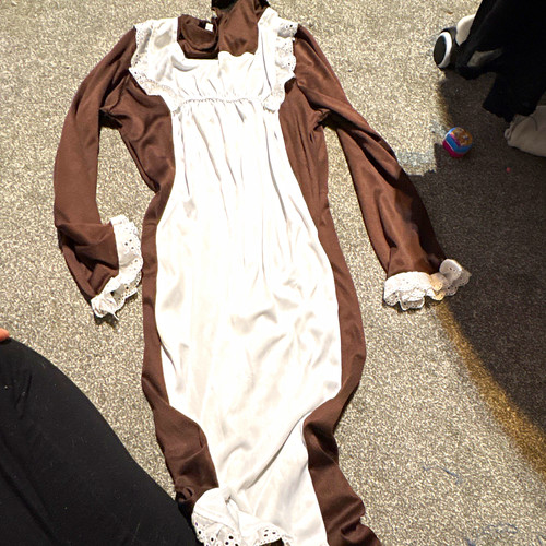 Brown historical maid fancy - maid,