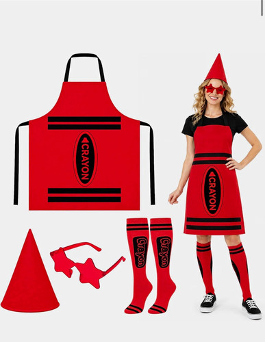 Red crayon theatre costume - theatre,