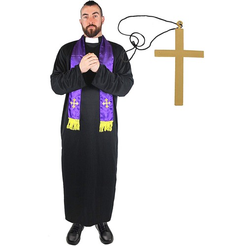 Priest costume add cross - add,