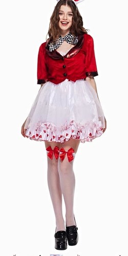 White rabbit alice - white,
