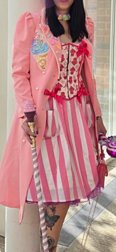 Women pink candy circus - pink, candy/circus