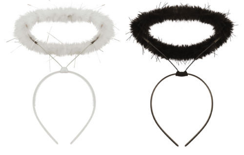 Fluffy halo angel headband - halo,