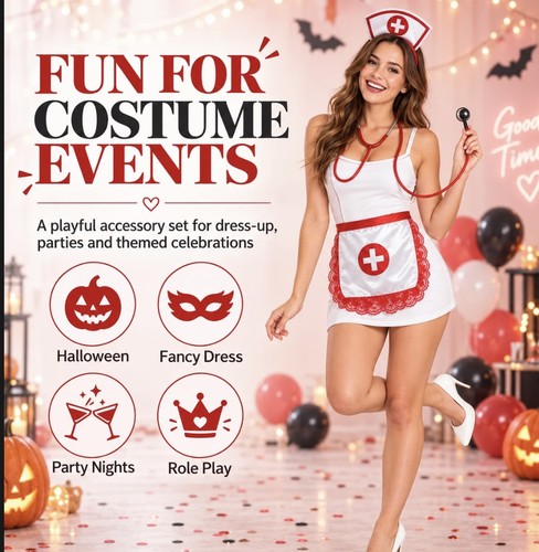 Womens pcs nurse costume - womens,