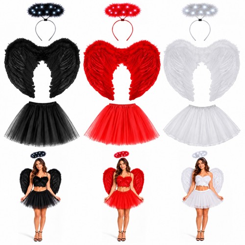 Adult angel devil - angel, feather