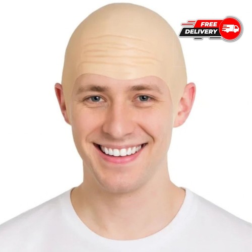 Latex bald cap realistic skin - bald,