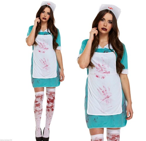 Adult bloody nurse costume - adult,