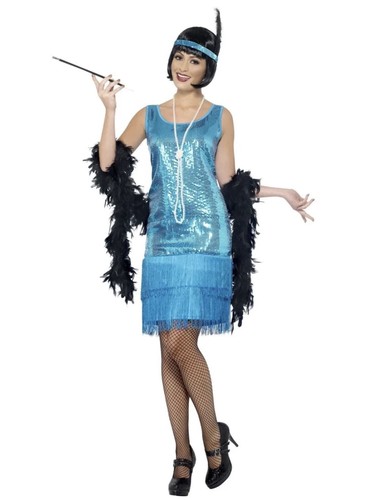 Ladies bright blue flirty - bright,