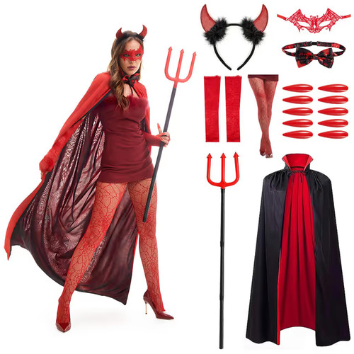 Sexy devil costume with all - devil,