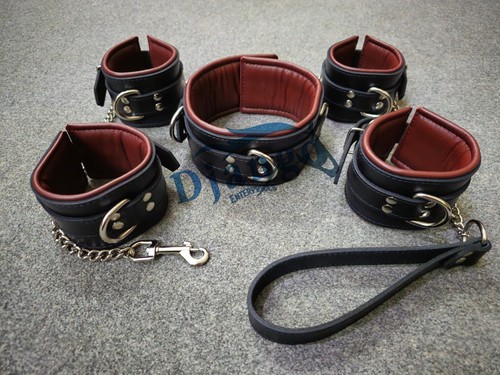 6pc genuine leather - leather, costume