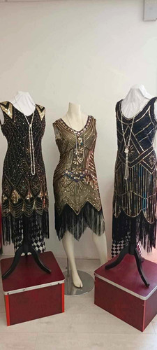 Womens 1920s flapper - flapper, sequin